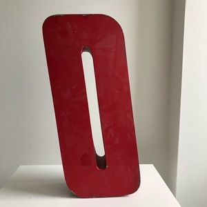 Metal type “O” vintage